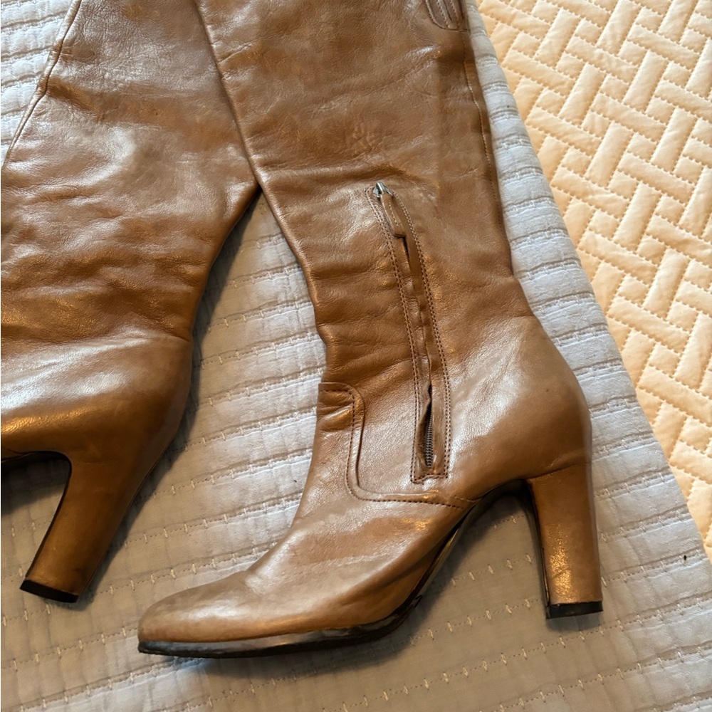 SE Boutique by Sam Edelman Designs Taupe Knee High Boots - Picture 2 of 9